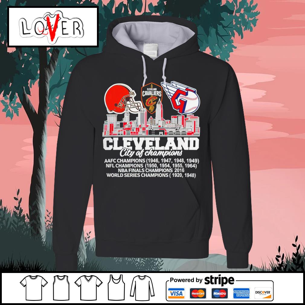 Original cleveland city sports team Cleveland Browns Cleveland Guardians  and Cleveland Cavaliers shirt, hoodie, sweater, long sleeve and tank top