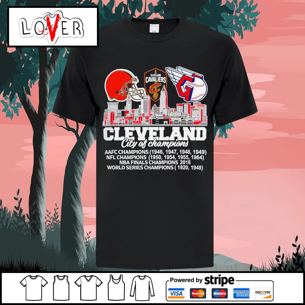 Cleveland city guardians and browns and cavaliers T-shirts, hoodie