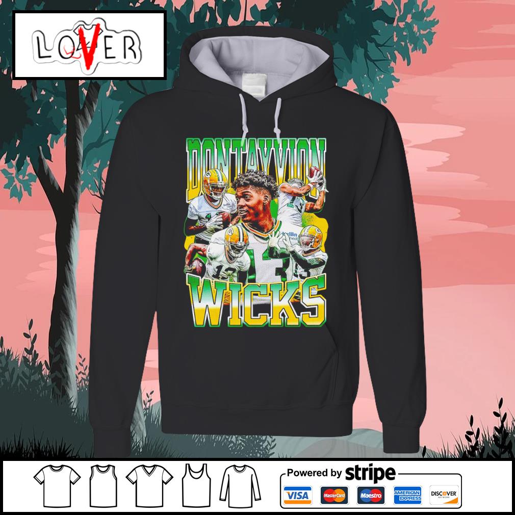 Best dontayvion Wicks Green Bay Packers football vintage shirt, hoodie,  sweater, long sleeve and tank top