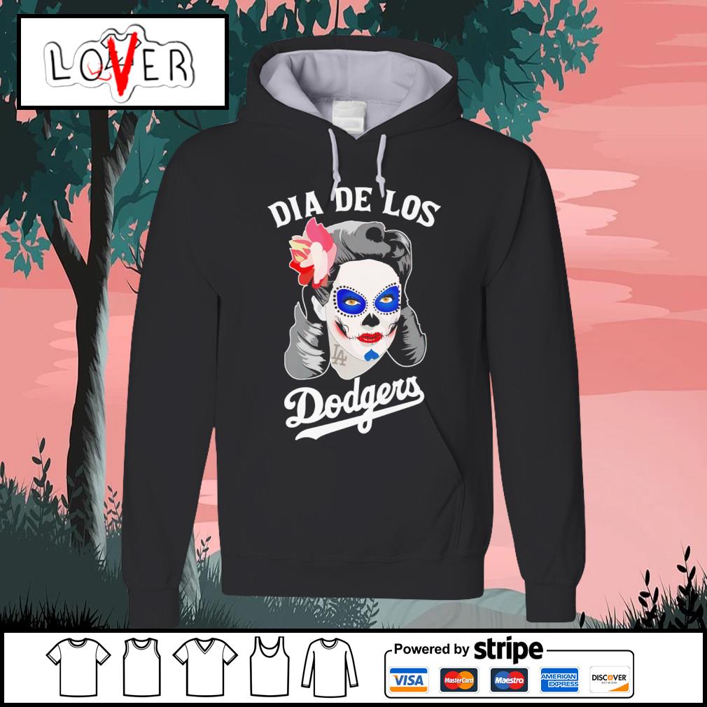Los Angeles Dodgers Dia De Los Dodgers Skull Women Shirt, hoodie, sweater  and long sleeve