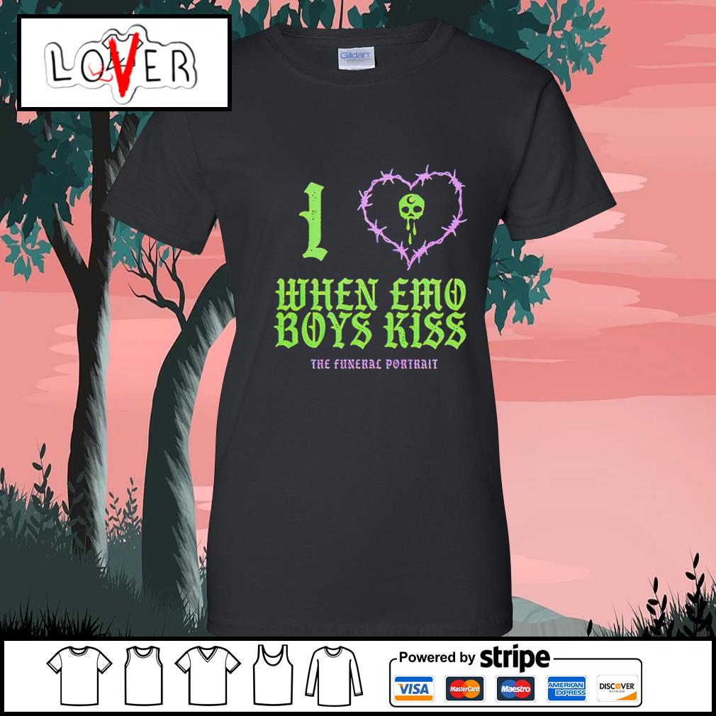 Funny i love when emo boys kiss shirt, hoodie, sweater, long sleeve and  tank top