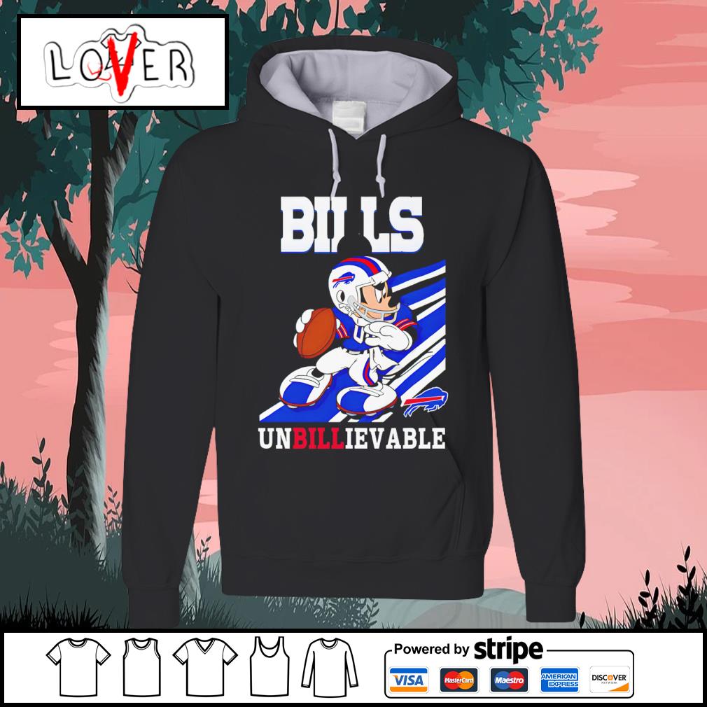 Premium mickey Mouse Buffalo Bills unbillievable shirt, hoodie