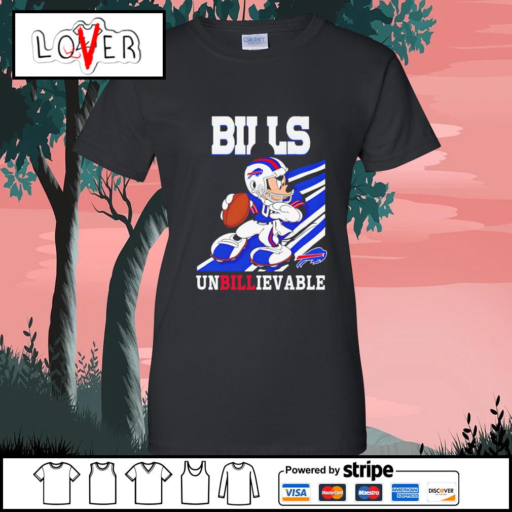 Premium mickey Mouse Buffalo Bills unbillievable shirt, hoodie, sweater,  long sleeve and tank top