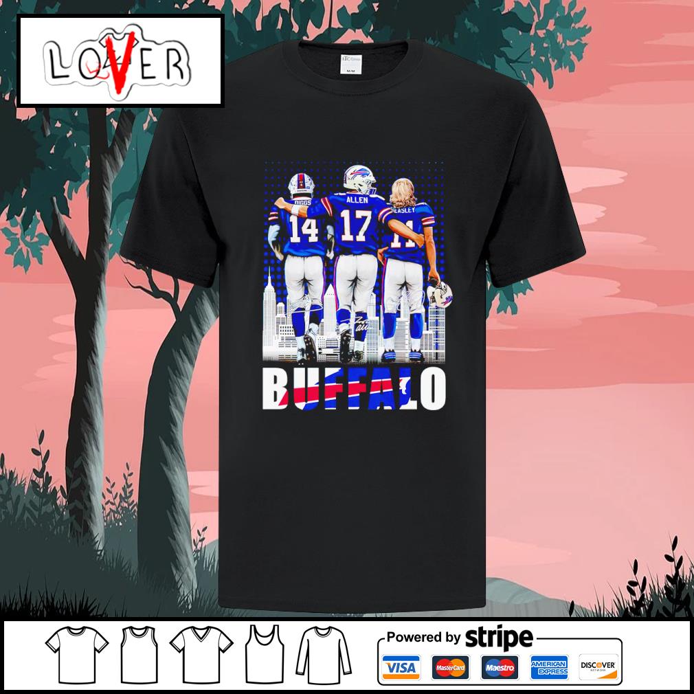 Premium stefon Diggs Josh Allen and Cole Beasley Buffalo Bills City  signatures shirt, hoodie, sweater, long sleeve and tank top