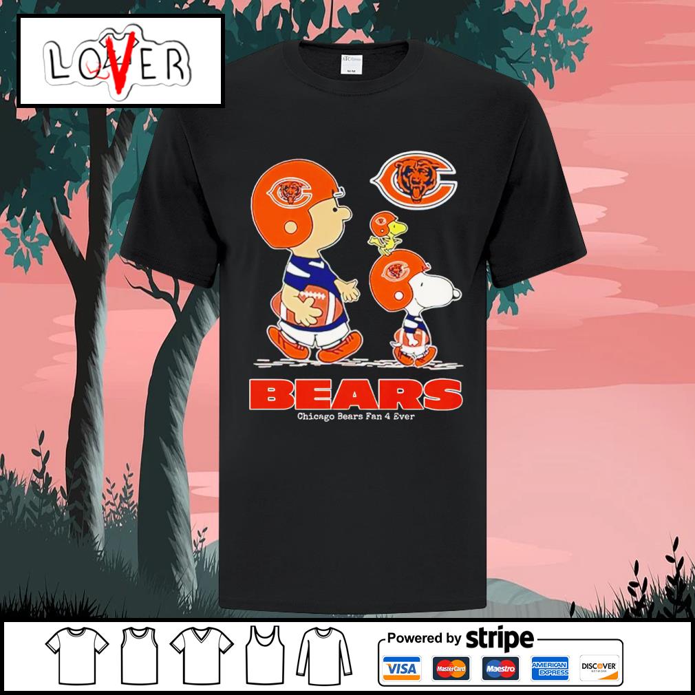 Cleveland Browns bears Chicago bears fan four ever snoopy shirt - Dalatshirt