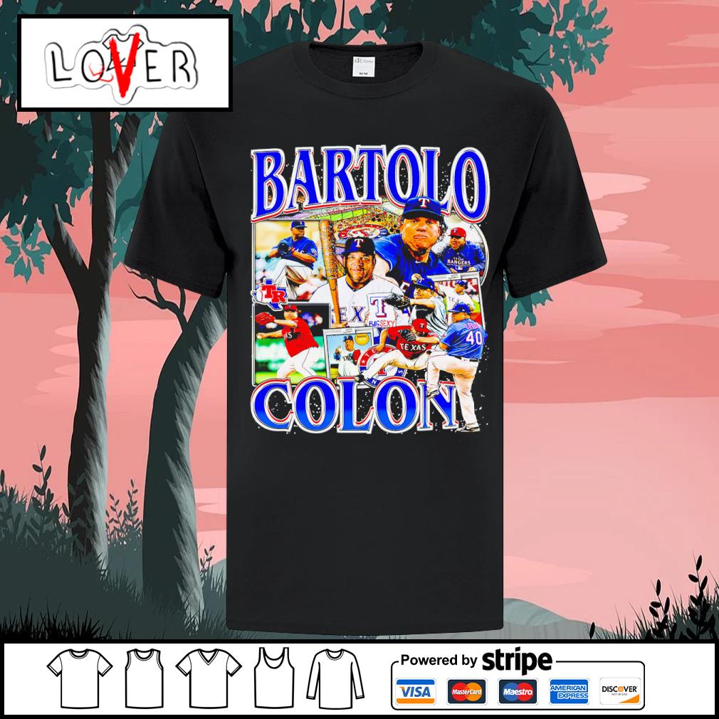 Bartolo Colon 40 Texas Rangers baseball player Vintage shirt