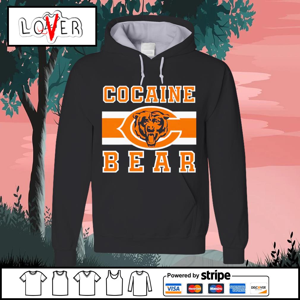 Cocaine bear Chicago Bears shirt, hoodie, sweater, long sleeve and