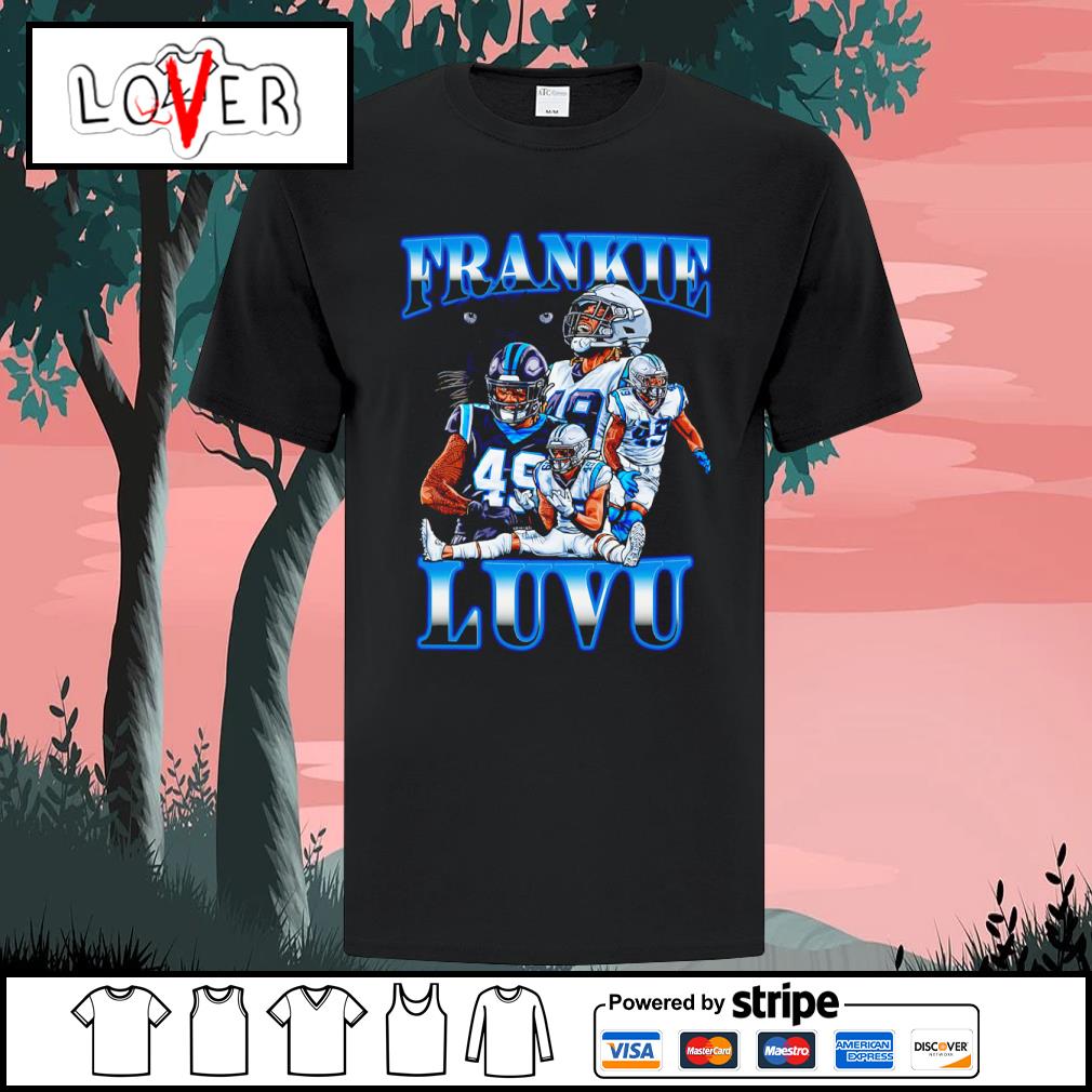 Funny frankie Luvu Carolina Panthers vintage shirt, hoodie