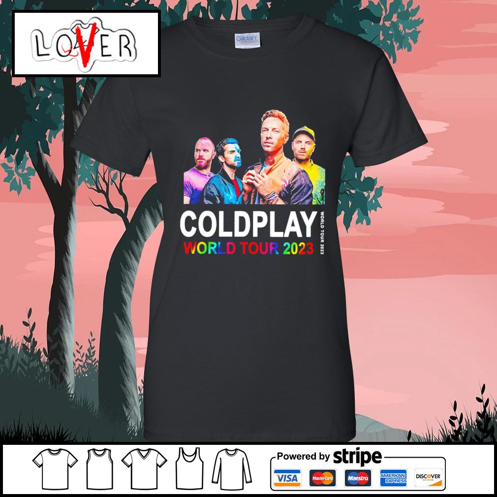 Nice coldplay world tour 2023 shirt, hoodie, sweater, long sleeve