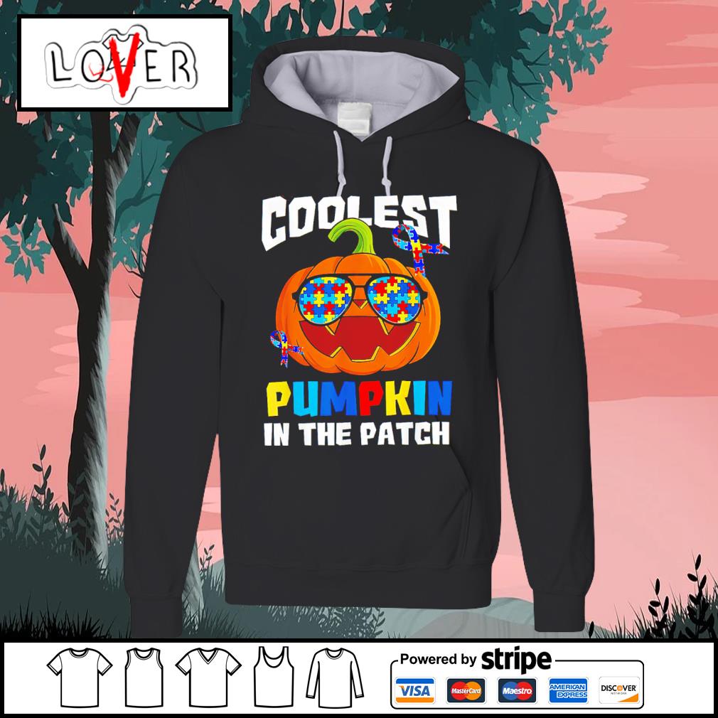 Original coolest pumpkin in the patch autism awareness shirt, hoodie,  sweater, long sleeve and tank top