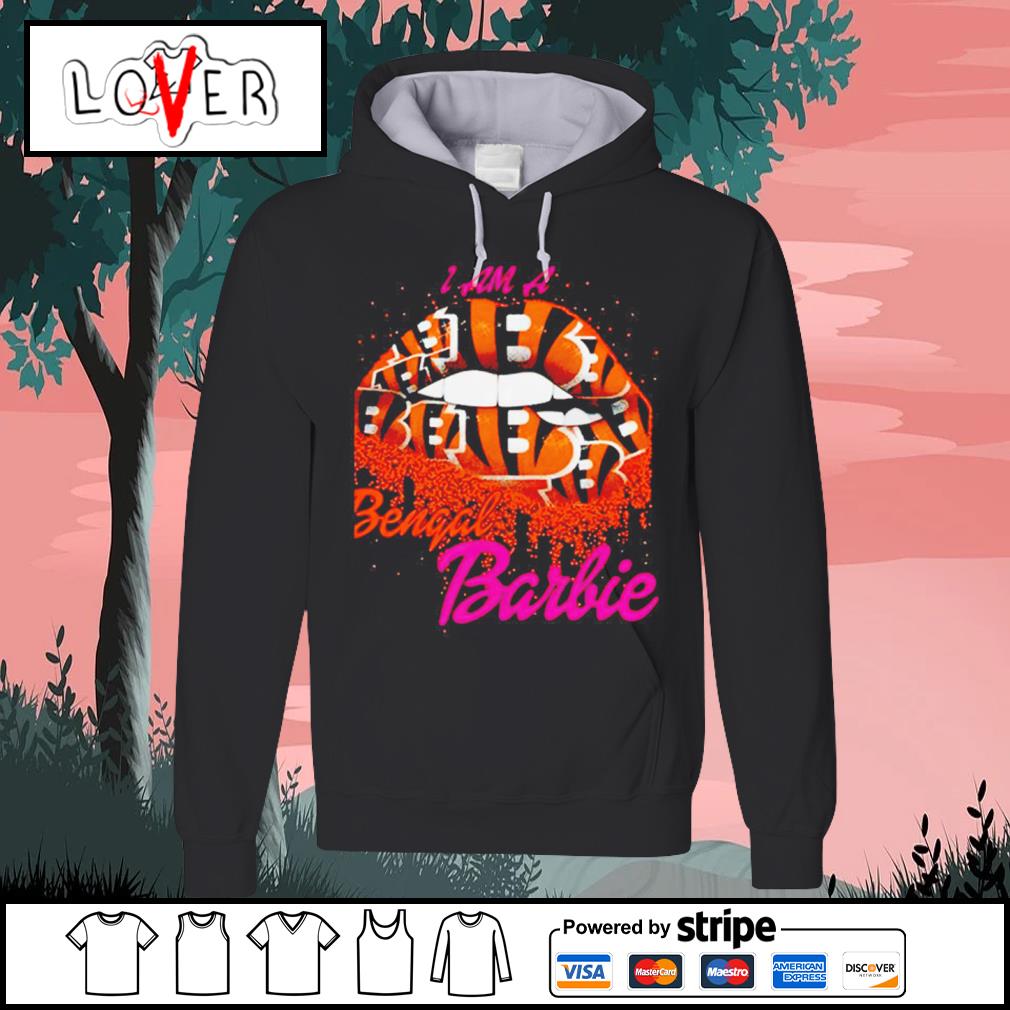 Lip Cincinnati Bengals I Am A Bengal Barbie Shirt, hoodie, sweater