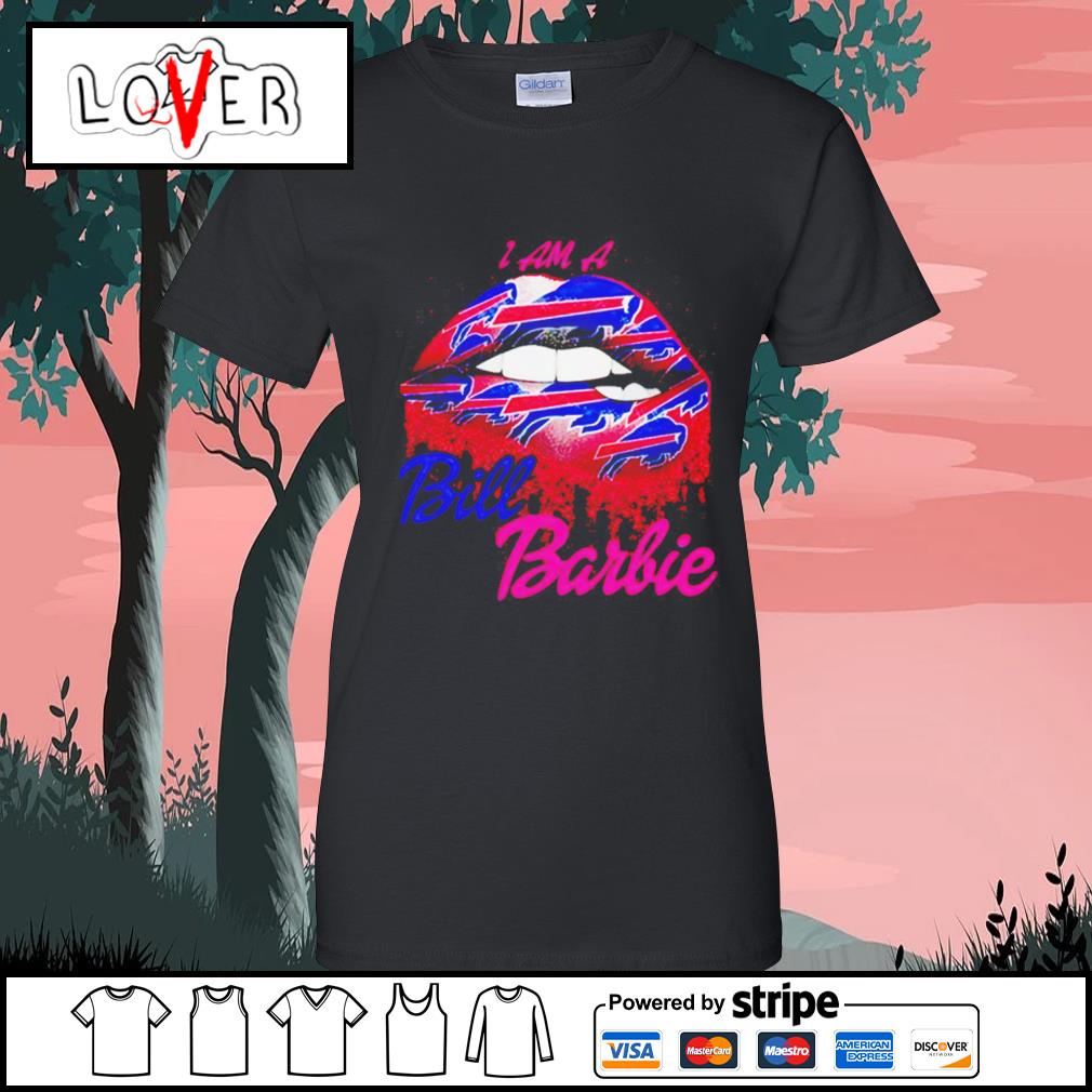 Rhinestone lips Buffalo Bills shirt