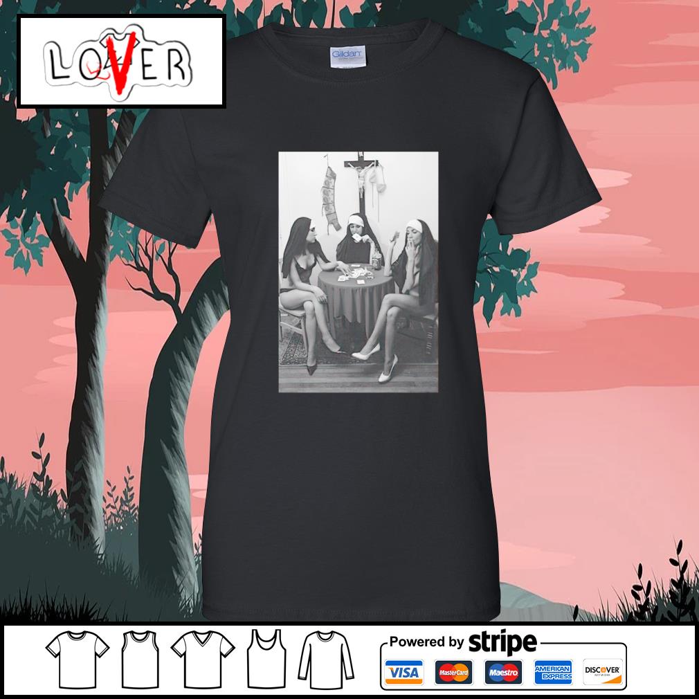 Top nuns Naked Playing Card Smoking shirt, hoodie, sweater, long sleeve and  tank top