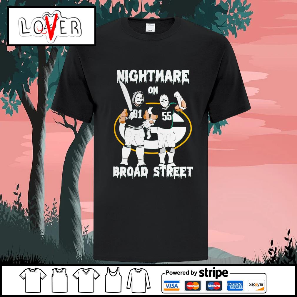 Green Bay Packers Nightmare On Broad Street T-Shirt