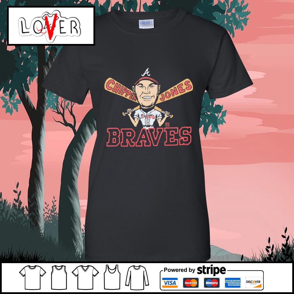 Funny chipper Jones Atlanta Braves cartoon shirt, hoodie, sweater, long  sleeve and tank top