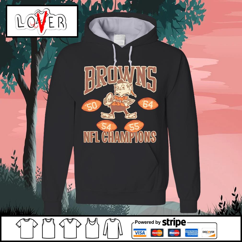 Funny cleveland Browns 4 Time NFL Champions shirt, hoodie, sweater