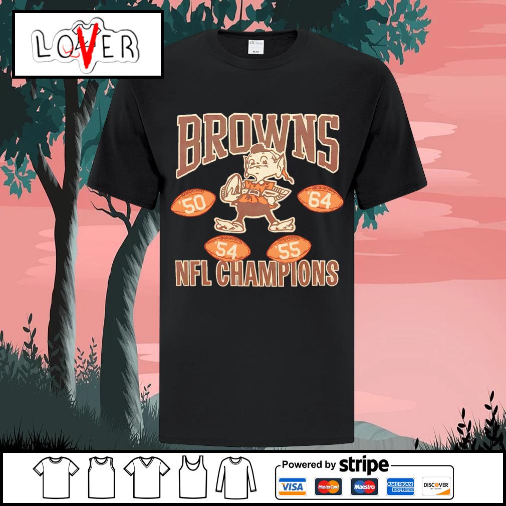 Funny cleveland Browns 4 Time NFL Champions shirt, hoodie, sweater