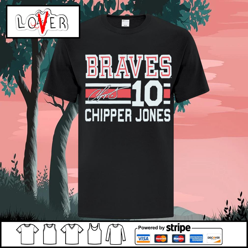 Nice atlanta Braves Chipper Jones signature shirt, hoodie, sweater, long  sleeve and tank top