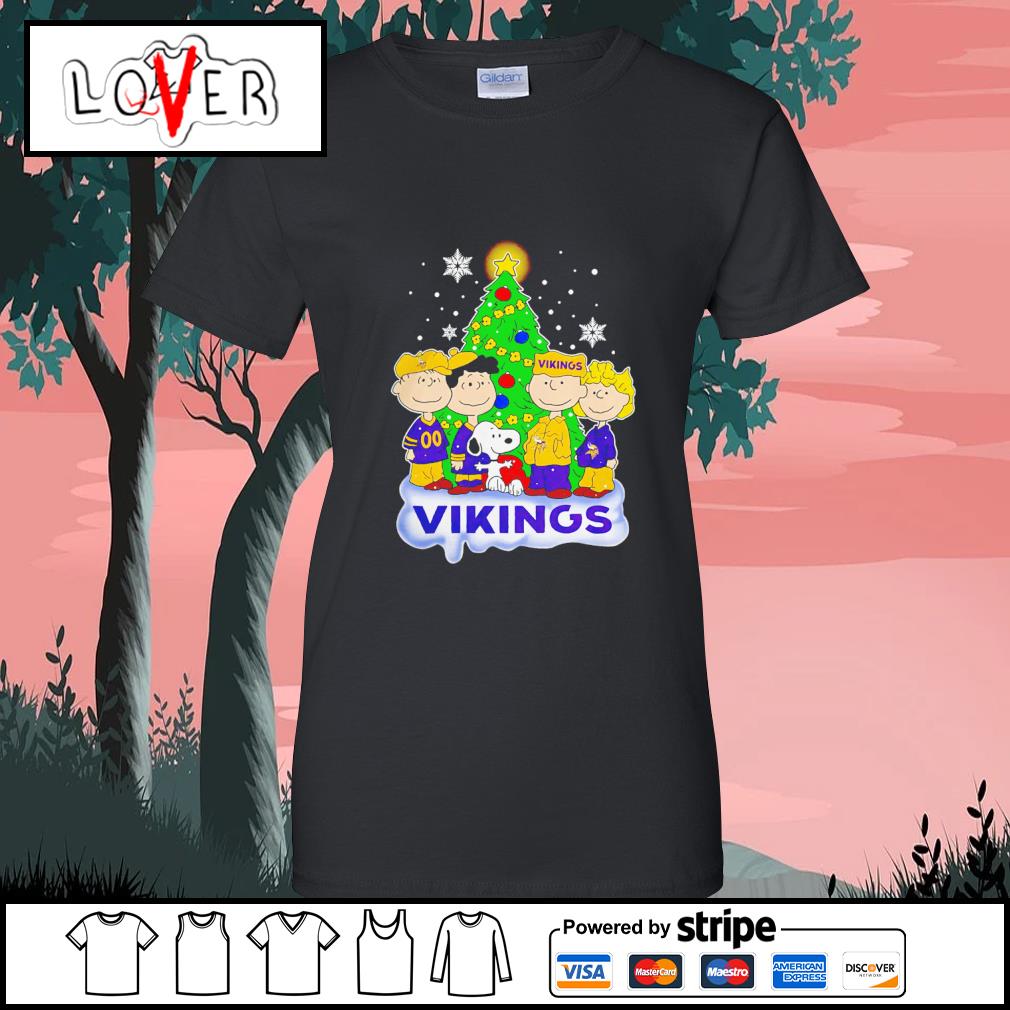 Nice minnesota Vikings The Peanuts Christmas Tree 2023 shirt, hoodie,  sweater, long sleeve and tank top