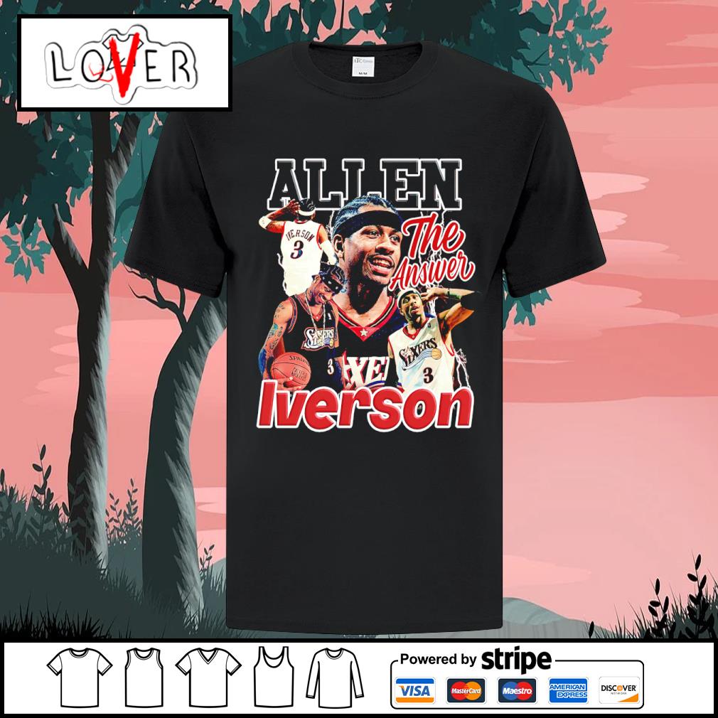Vintage number 3 allen iverson shirt, hoodie, sweater, long sleeve and tank  top