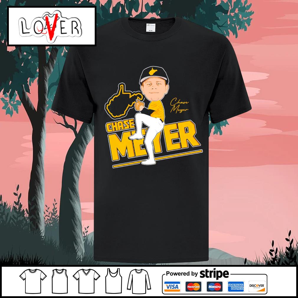 Awesome chase Meyer 2023 West Virginia Mountaineers cartoon shirt