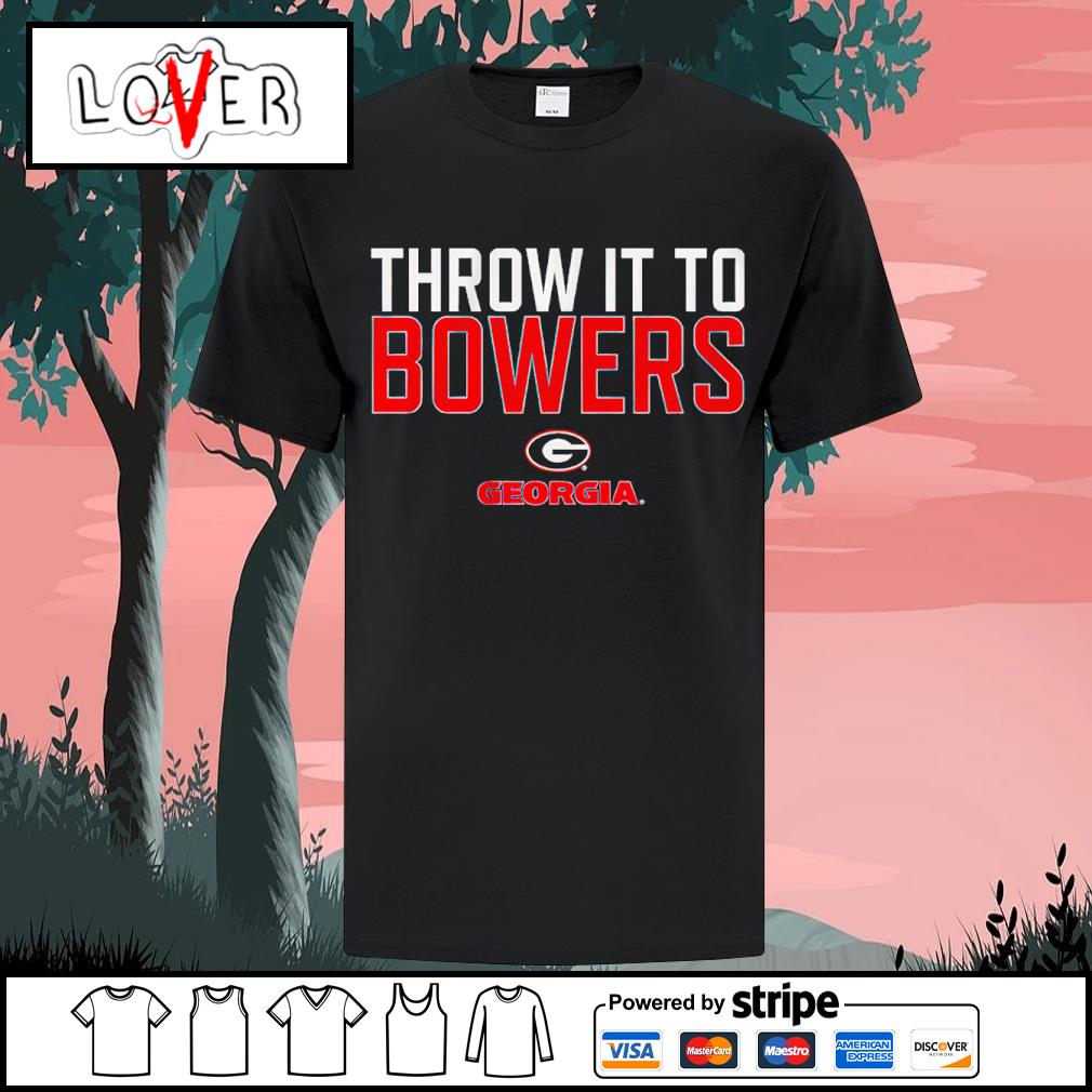 Georgia Bulldogs Throw It To Brock Bowers T-shirt,Sweater, Hoodie