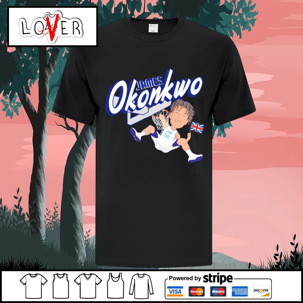 Premium james Okonkwo 2023 North Carolina Tar Heels cartoon shirt