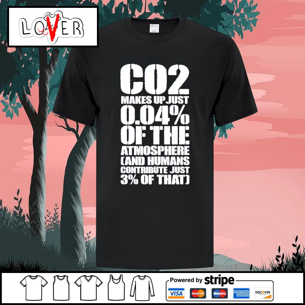 DalatFashionLLC co2 makes up just 0.04% of the atmosphere t-shirt