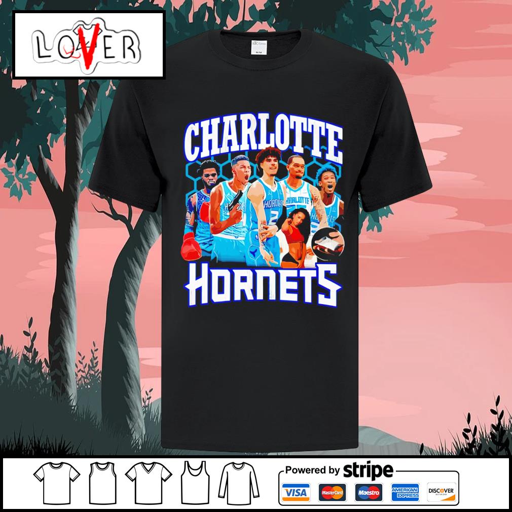 Dalatshirtshop charlotte Hornets basketball players photos shirt
