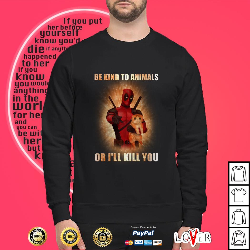 Deadpool cat outlet shirt