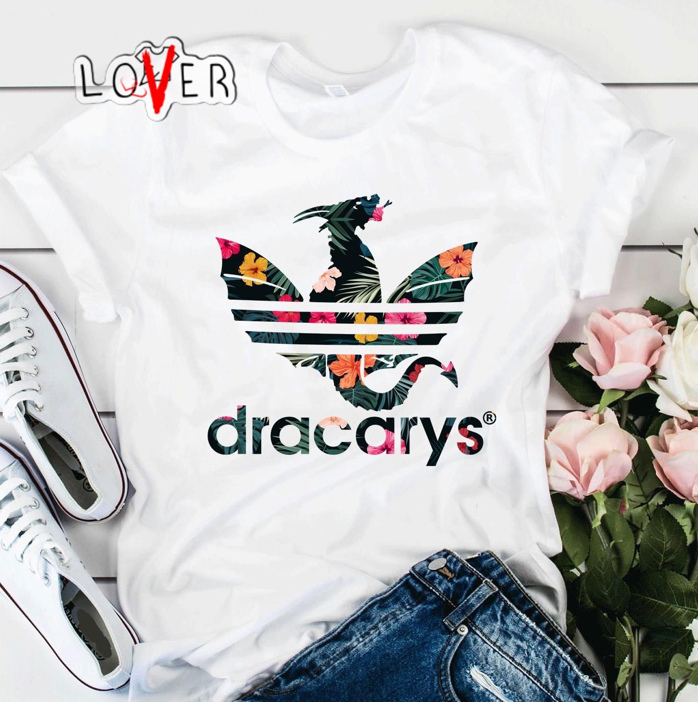 Flower Mother of Dragons Dracarys Adidas Game shirt