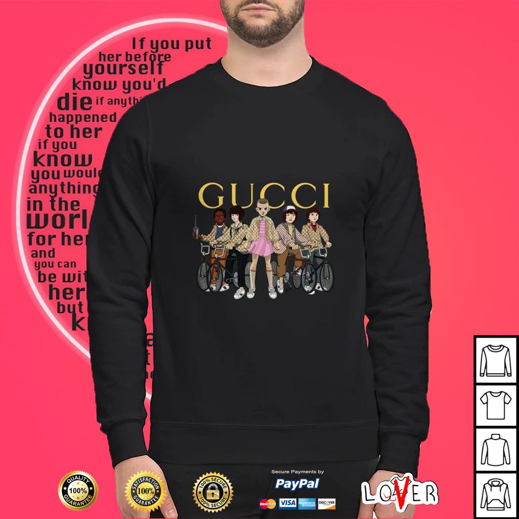 callejón Interacción Señor Gucci Stranger Things Characters shirt, Hoodie, sweater