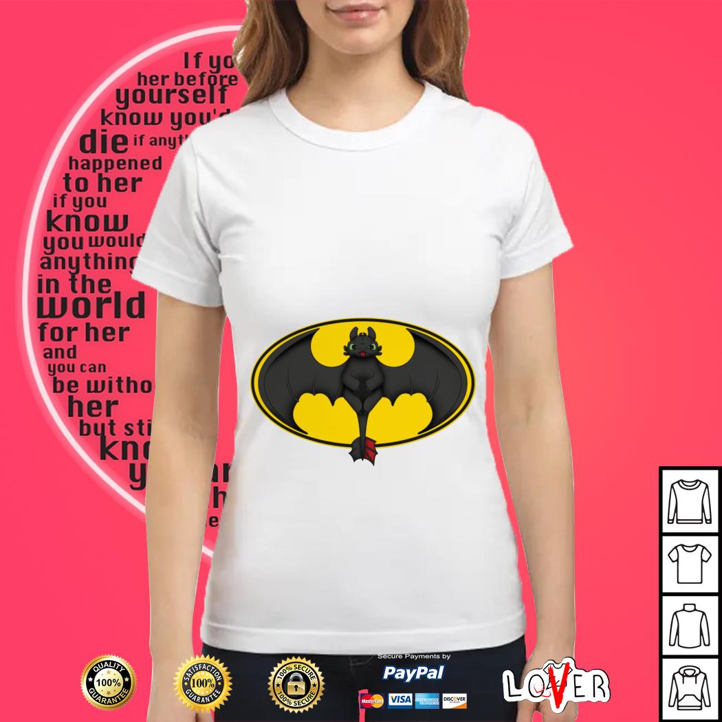 batman toothless shirt