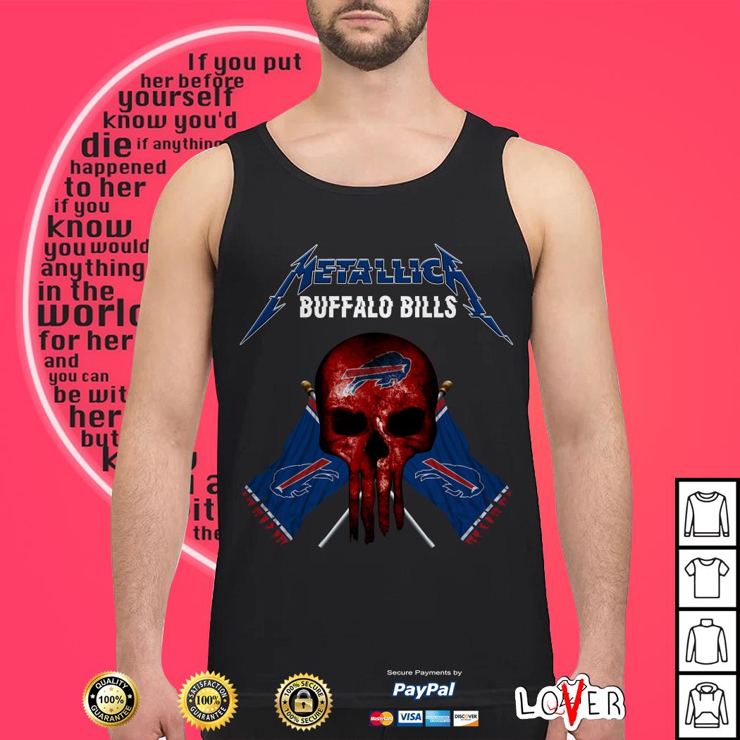 Skull Metallica Buffalo Bills shirt, Hoodie, sweater and v-neck t- shirt