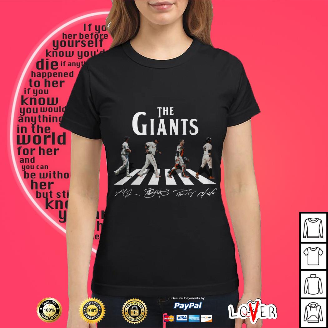 giants abbey road shirt