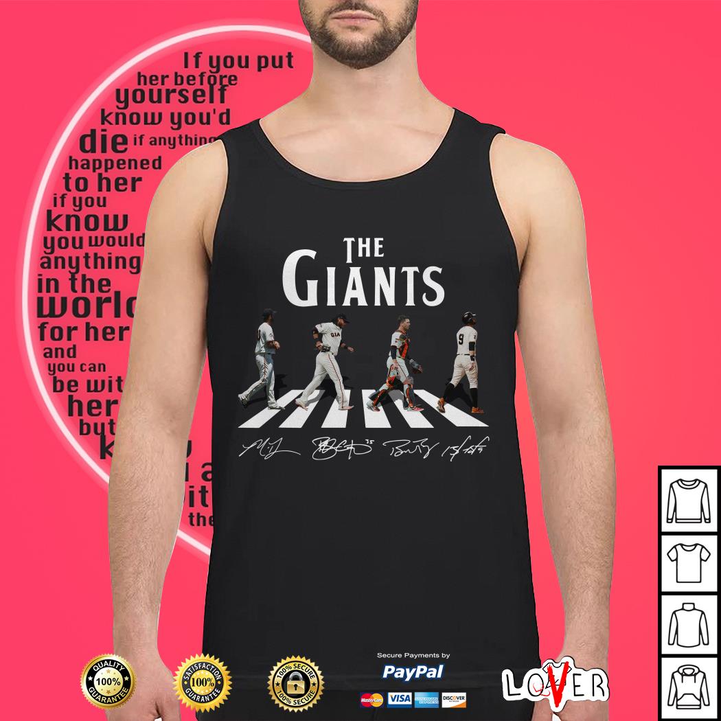 giants abbey road shirt