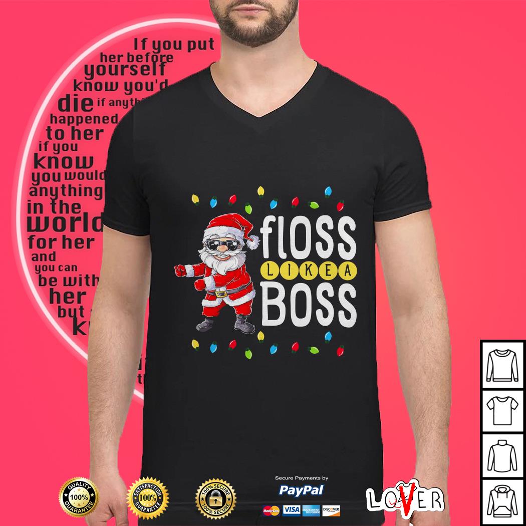 santa floss shirt