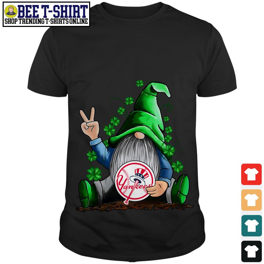 Gnomes Lucky Hug New York Yankees Shirt - High-Quality Printed Brand