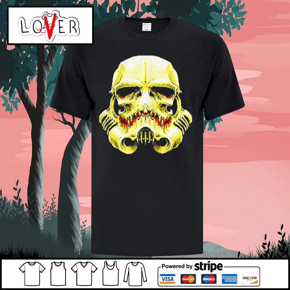 stormtrooper skull shirt