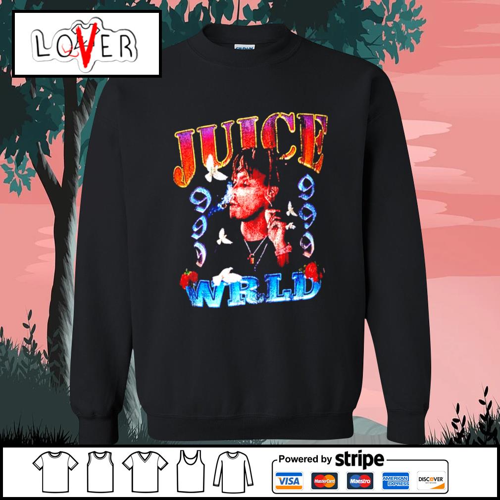 Juice WRLD 999 Hoodie - Red, Blue, Black and White Colors