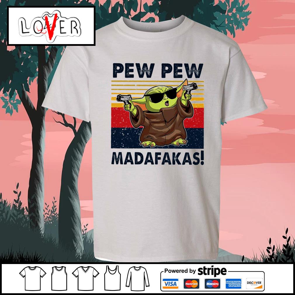 baby yoda pew pew shirt